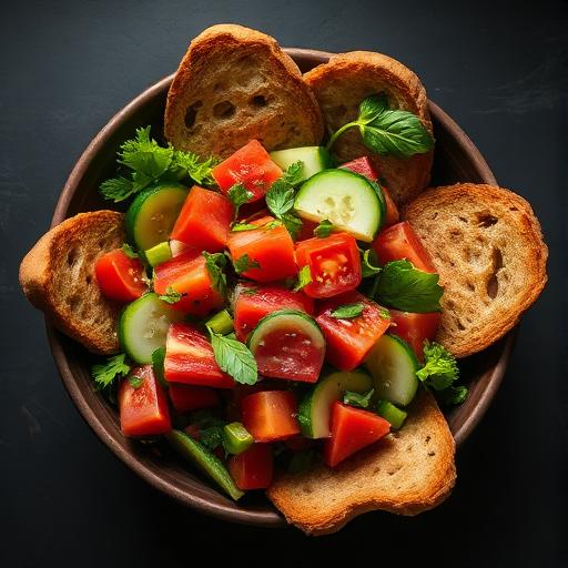Fattoush or Tabbouleh